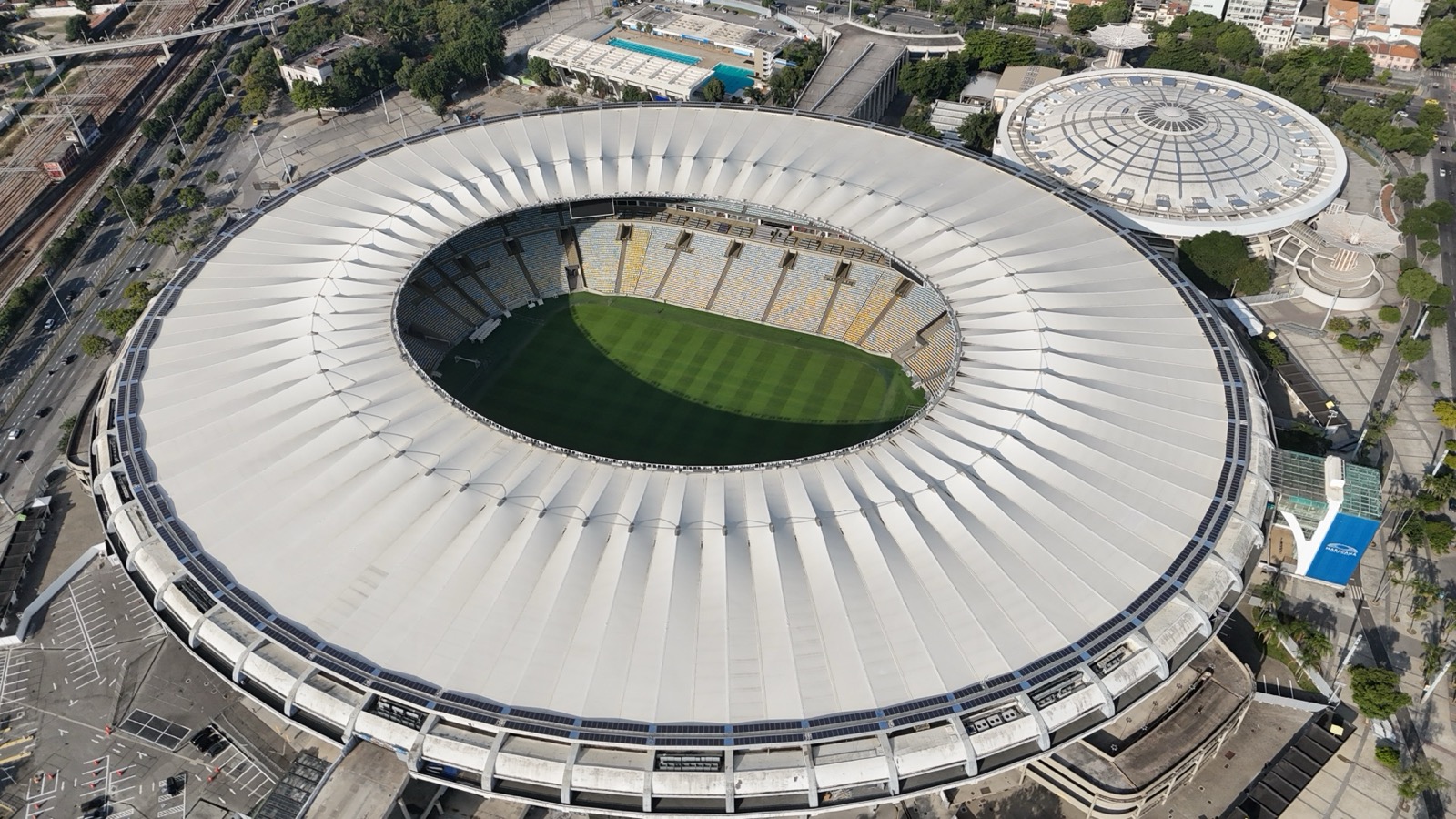 Vista aérea do Maracanã